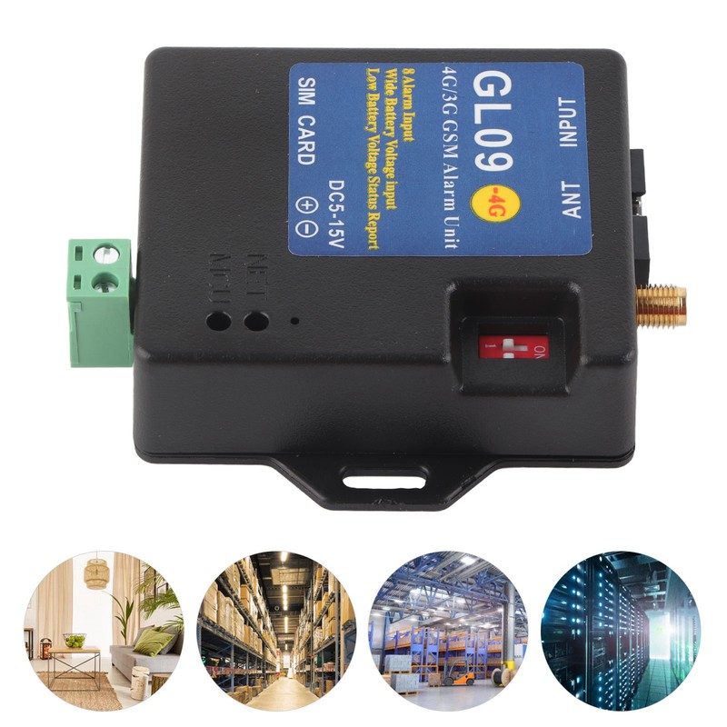 4G/3G/GSM Alarm Security System Alert Module 8‑Channel Input Low Consumption