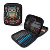 Xsehusvy Owl Fashion Crochet Hook Case Square Zipper Storage Organizer