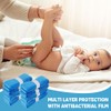 Mecmbj Pack of 8 Refill Film for Nappy Bins, 4.5