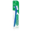 GUM Denture Brush - Dual Headed Hard Bristle Toothbrush for
