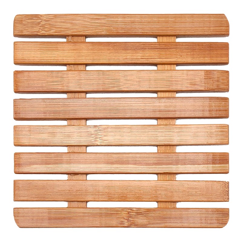 Leddy Living Bamboo Wood Heat Resistant Trivet - Table Mat