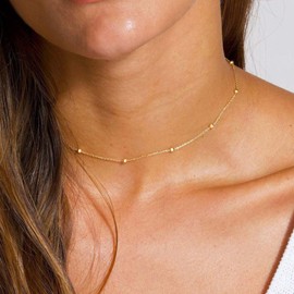 Stocking Stuffers for Women Initial Necklace for Women Initial Layered Necklace for Women Christmas Gifts Gold Dainty Initial Necklaces Letter A-Z Initial Name Necklaces Jewelry Gifts for Women