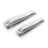 CUPERINOX Set mit 2 professionellen Pediküre-Nagelknipsern, robuster Edelstahl, präzise für