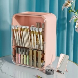 ( )Vanity cosmetics organizer pink / ( )베니티 화장품 정리함 핑크