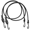 Adjustable Carabiner Hook, Rubber Band, Set of 2, 7.9 -
