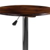 Flash Furniture 23.5Rd Wood Adj Table In