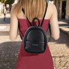WisePoint Small Backpacks, PU Leather Small Backpack Purse for Women,
