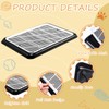 Mifoci 2 Pcs Dog Potty Tray with Grid Portable Pet