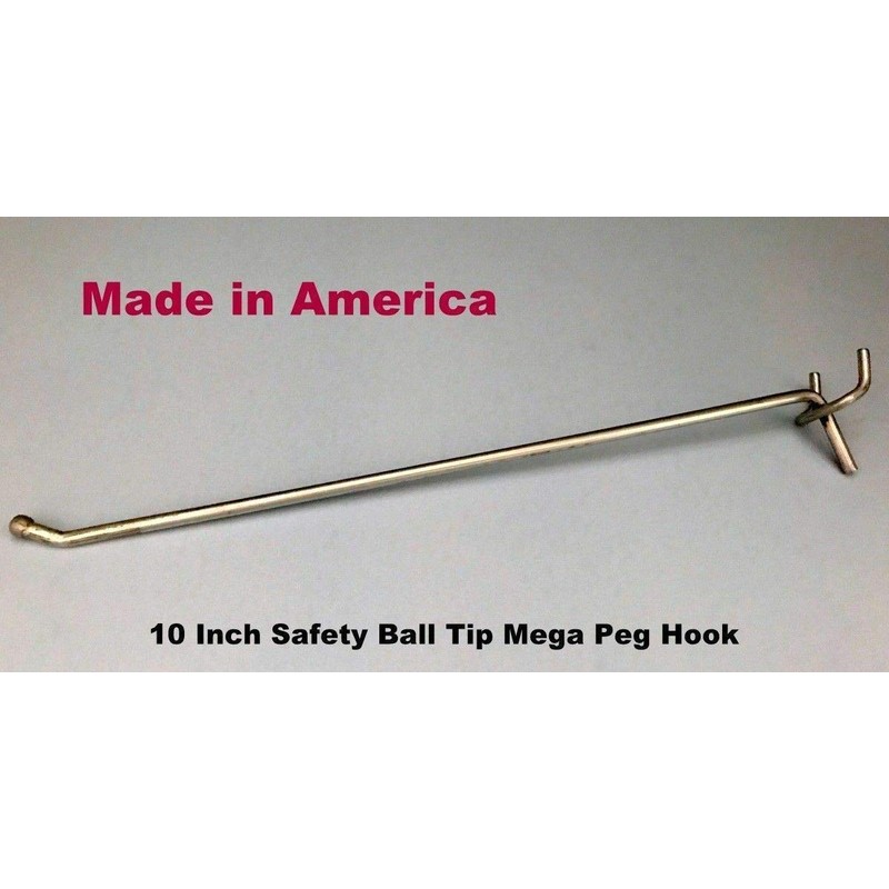 Trion Brand Metal Pegboard Hooks for Retail/Storage/Garage/Store Display, Made in