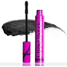 OverSize Mascara Volume and Length, Tubing, Smudge Proof, Flake-Free Vibrant Black
