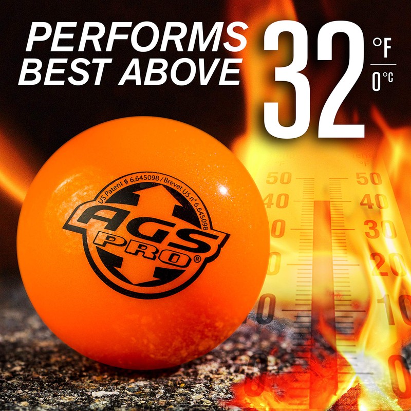 Franklin AGS High Density 12217 Street Hockey Ball Orange