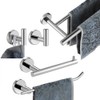 JQK Bathroom Hardware Towel Bar Set, 5-Piece Bath Accessories Set