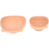 4pcs Children Plate Utensils Set Silicone Suction Bowls Set Toddler