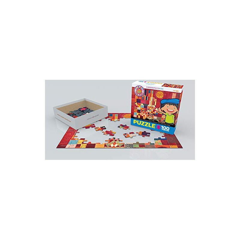 EuroGraphics Castle and Sun by Paul Klee 100-Piece Puzzle, Multi