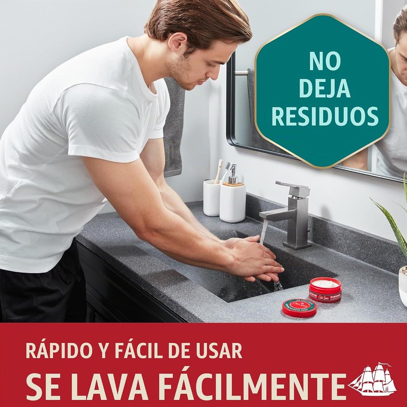 Pasta para Peinar Old Spice Fijación Media - Brillo 63