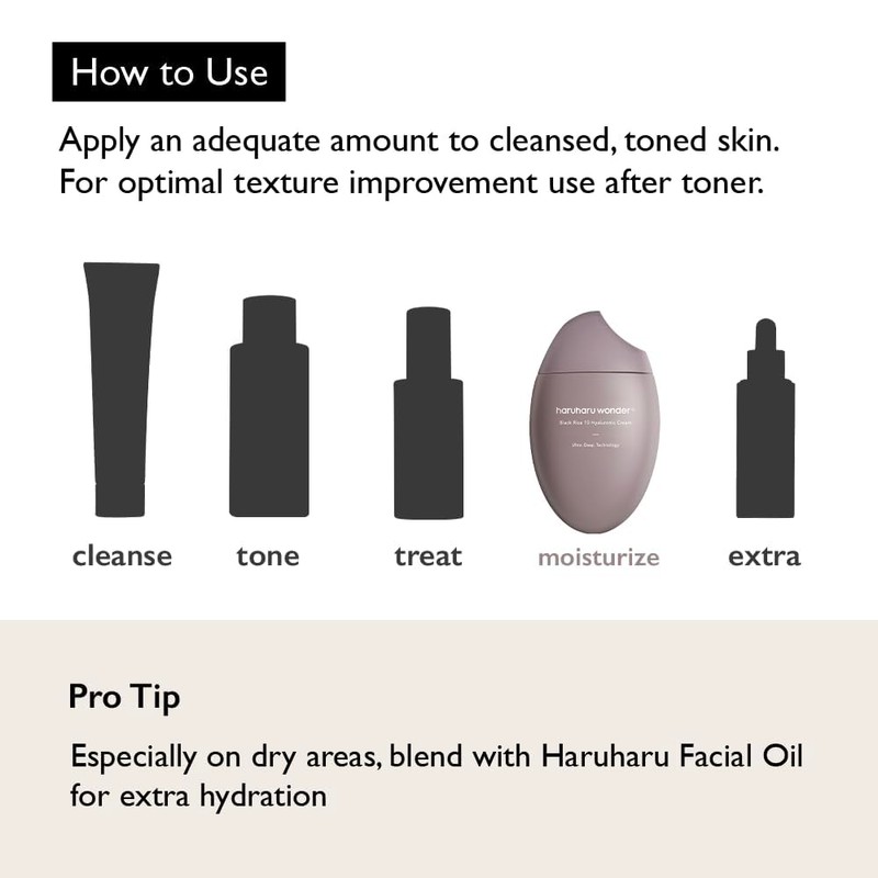 Haruharu Wonder Black Rice 10 Hyaluronic Creme, 50ml…