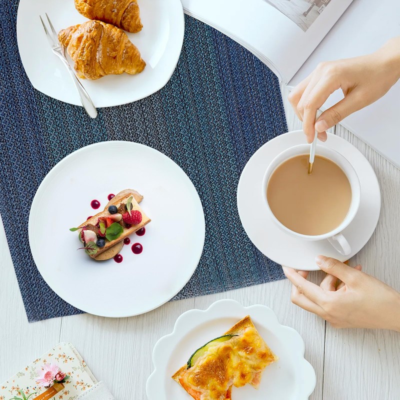 Lumaca Set of 6 Placemats, Washable (70% PVC and 30%