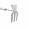 Siena Garden D70335 Doppelhacke Isyplant, Stainless Steel, Ash Wood 39