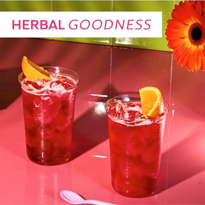 TAZO Iced Passion Concentrate, Herbal Fruit Tea, Caffeine Free, Easy-to-Serve
