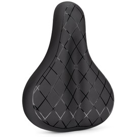 CXWXC Bicycle Saddle Painless, Thick, Waterproof, Cushioning, Large Size, Black (CX-232)