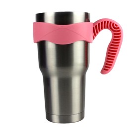 2 Pcs Pink 20 Oz Tumbler Handle, Tumbler Cup Holder Compatible with Ozark Trail, YETI, RTIC, Travel Mug, SIC, Rambler