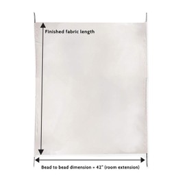 Carefree RV Universal Slideout Replacement Fabric 127"-Black