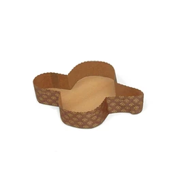 DECORA 0320171 5ER-Pack PAPIERBACKFORM FÜR COLOMBA 300 G, Keramik, Braun