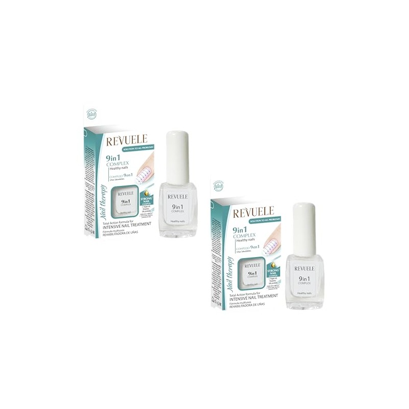 REVUELE NAIL THERAPY 9-in-1-Komplex 2er Pack. 2x10ml