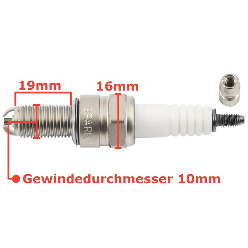 Area1 Scooter Spark Plug Type CR9EK (Protected) Iridium 10.0 mm
