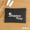 Huuraa Toiletry Bag Shopping King Crown Gift 1 Litre Charcoal
