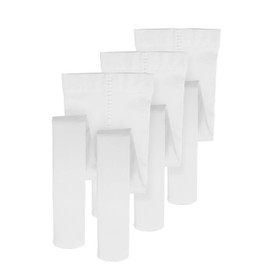 Elowel Dance Ballet Girls Kids Dancing Tights White Size M 3 Pack