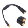 Waterproof Y Splitter 1T2 Cable with 3 Pin Connector for