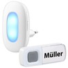 CASAcontrol Wireless Bell Socket: Socket Wireless Bell with Optical Signal,
