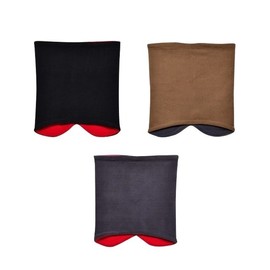 Double-Sided Fleece Ultralight Neck Warmer for Cycling & Fishing Windproof Black