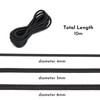 Leliafleury 10 Meter Round Elastic Cord Stretchy String Elastic Bungee