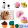 Tabiger Large Piping Tips, 6-Pack Cake Piping Nozzles Kit Stainless