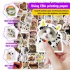 TAMUNI Realistic Cat and Dog Stickers - 200 Count, Premium