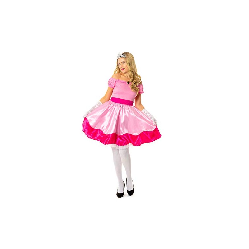 SoWest Gaming Princess Peach Fancy Dress Costume