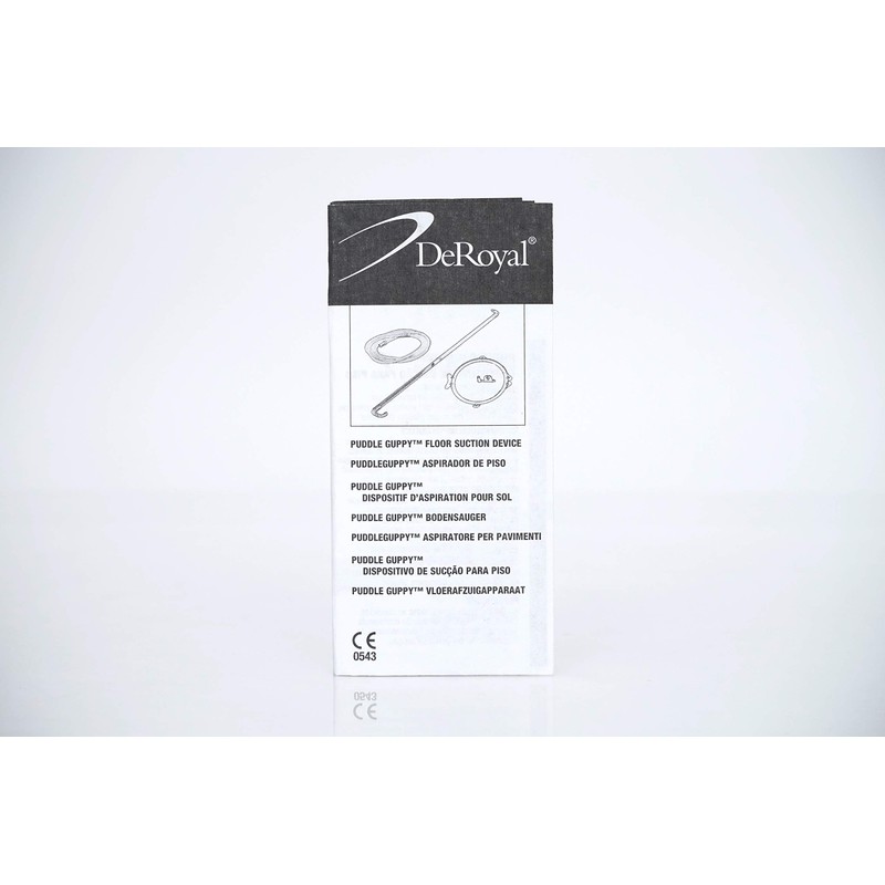 Deroyal Industries Puddle Guppy Floor Suction Devices, 5036-30 (Case of