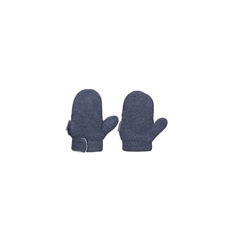 Sterntaler Baby Boys' Fäustel Mittens, Blau (Tintenblau Mel. 376), 1
