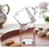 Ackers Shot Glasses Espresso Parts Double Spouts Milk Cup Clear