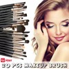 20 Pcs Makeup Brush Set Eyeshadow Eyebrow Powder Foundation Contour