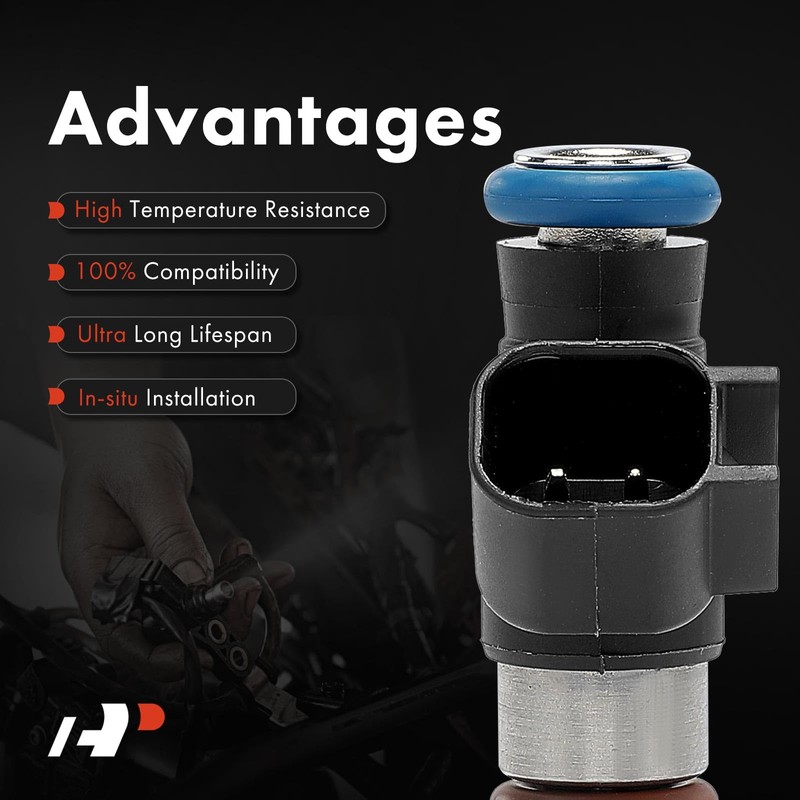 A-Premium Set of 6 Fuel Injectors Compatible with Ford F-150