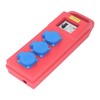 Portable Socket Box 3 Position 3 Hole Outlet IP54 Mobile