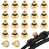 Brass Misting Nozzles for Garden Cooling System 0.012" (0.3 mm)