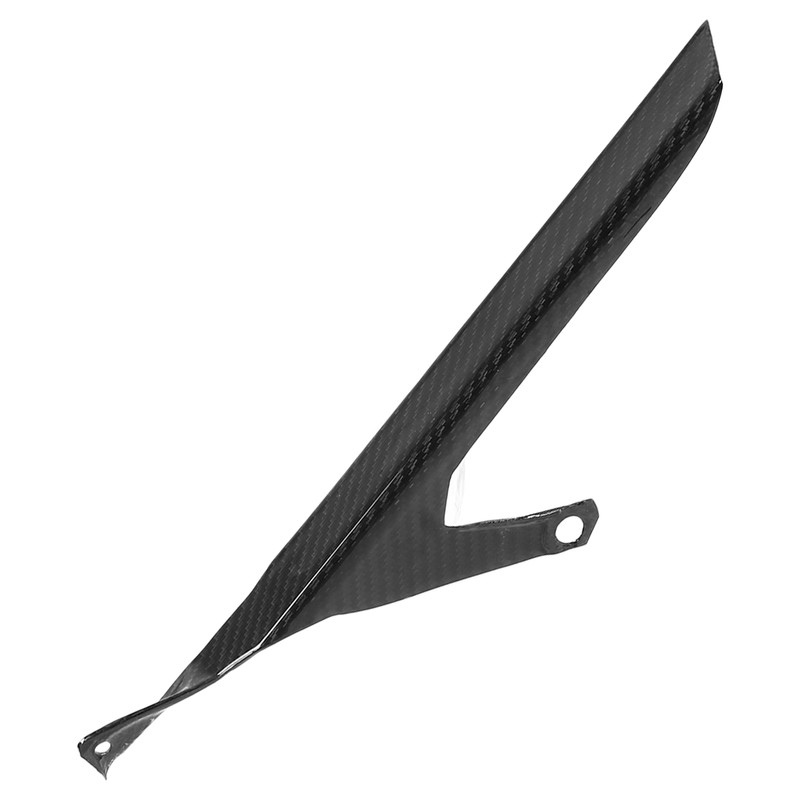 3K Carbon Fiber Motorcycle Chain Guard Cover Shield Protector Replacement