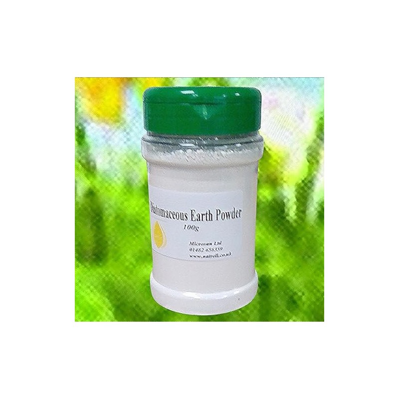 Diatomaceous Earth Powder in 100g shaker pot