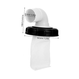 Kisangel IBC Lid Filter IBC Tote Cover with Filter IBC Tote Tank Lid Rain Barrel Cover Screen IBC Tote Fitter Rain Water Filter IBC Ton Barrel Adapter Water Lid for Barrel Pu