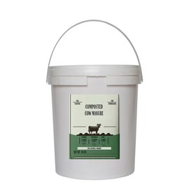Organic Composted Cow Manure – 20 lb Pail – Soil Amendment for Gardens, Lawns, and Plants – Natural Fertilizer for Healthier Growth