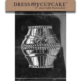 Dress My Cupcake Chocolate Candy Mold, Large Basket with Bow, Easter